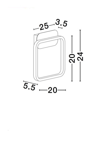 Luces Exclusivas kinkiet LED Chulumani ściemnialny 13W 563lm 3200K IP20 czarno/złoty LE44824