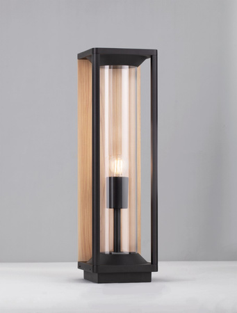 Luces Exclusivas lampa stojąca zewnętrzna Felipe E27 1x12W IP65 wys. 50 cm czarna LE73706