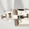Quintiesse kinkiet łazienkowy LED Kayva 18W 1440lm 3000K nikiel IP44 QN-KAYVA3-PN