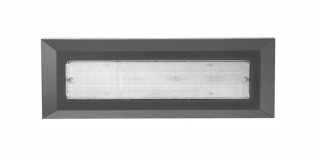 Luces Exclusivas oprawa ścienna zewnętrzna LED Terrassa 4W 320lm 3000K szara IP54 LE71434