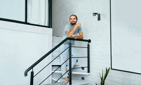 Kanlux oczko ścienne schodowe LED Erinus 1,5W 30lm 3000K szare 33330