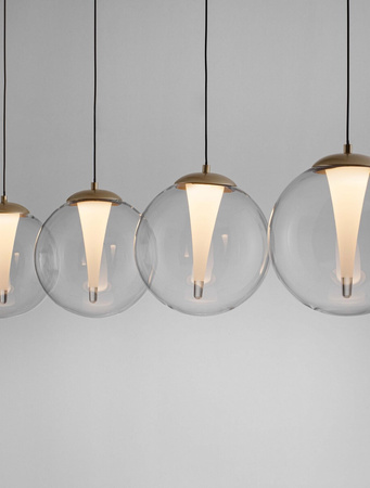 Luces Exclusivas lampa wisząca LED Hualmay ściemnialna 25W 1765lm 3000K IP20 złota LE44833