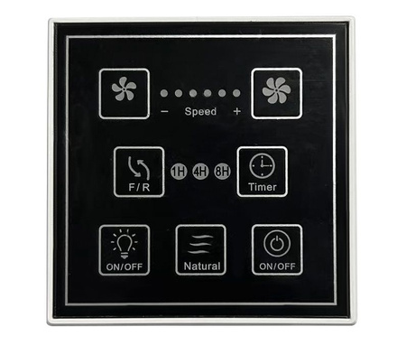 Luces Exclusivas panel sterowania do wentylatorów Abelino czarny LE43737