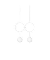 Ummo lampa wisząca podwójna Isuulla B 2xG9 biała ISB211P0