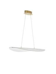 Luces Exclusivas lampa wisząca LED Colima 31W 2156lm 3000K biało/złota LE42755