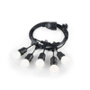Ideal Lux girlanda Fiesta 5xE27 czarna IP44 159836