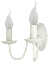 Candellux kinkiet Bellagio 2xE14 biały 22-96497