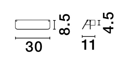 Luces Exclusivas kinkiet LED Roca ściemnialny 7W 721lm 3000K IP20 czarno/złoty LE44231