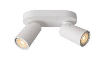 Lucide kinkiet (reflektorki) Xyrus 2xGU10 (załączono LED 5W 320lm 2200-3000K) biały 23954/11/31
