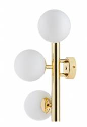 Kaspa kinkiet Cumulus Kinkiet 3xE14 złoty 20758305