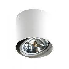 Azzardo plafon techniczny Alix G5.3/QR111 biały Ø13cm AZ1356