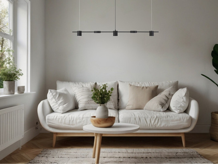 Luces Exclusivas lampa wisząca LED Abel ściemnialna 29W 560lm 3000K IP20 czarna LE43206