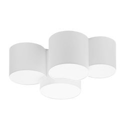 TK Lighting plafon Mona White 4xE27 biały 3442