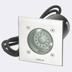 Norlys oczko chodnikowe Rena kwadrat GU10 ocynk IP68 1553ST