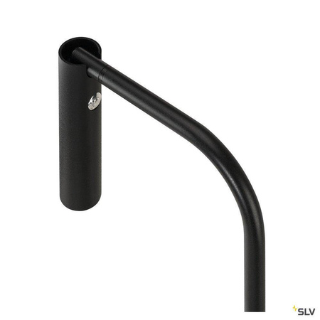 SLV lampa podłogowa LED Karpo 6,5W 330lm 3000K czarna 124cm 1001463