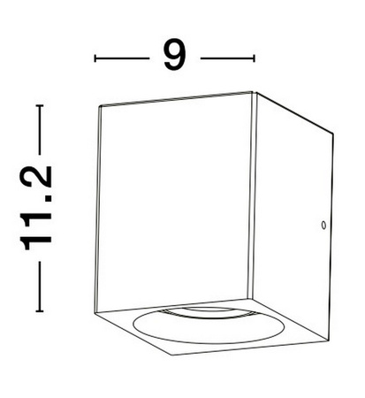 Luces Exclusivas kinkiet zewnętrzny LED Achlum 5W 200lm 3000K IP65 szara LE73514