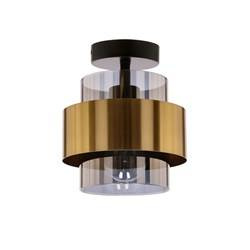 Candellux plafon Spiega E27 czarno/mosiężny 31-09487