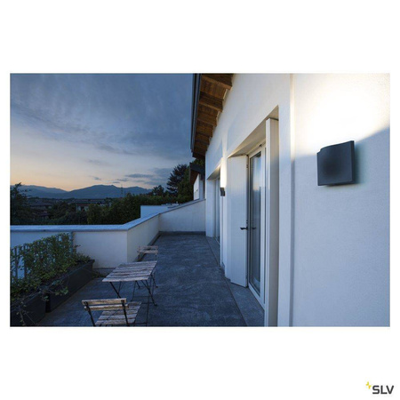 SLV kinkiet zewnętrzny LED Vilua 16W 810lm 3000K antracytowy IP54 1002504