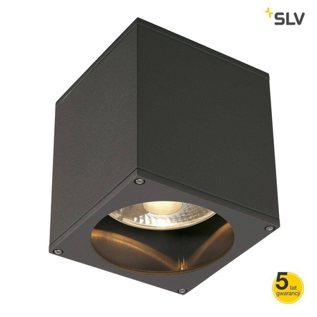 SLV plafon zewnętrzny Big Theo Ceiling Out GU10/ES111 antracytowy IP44 229555