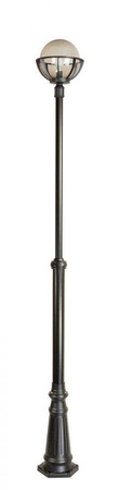 Su-ma latarnia Kule z koszykiem 250 E27 czarna/patyna 170-270cm IP43 OGMWN 1 KPO 250 FU