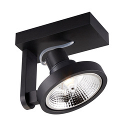 Zuma Line kinkiet (reflektorek) Master GU10 czarny ACGU10-181