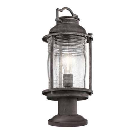 Elstead lampa stojąca zewnętrzna Ashland Bay E27 szara 47,1cm IP44 KL-ASHLANDBAY3-M