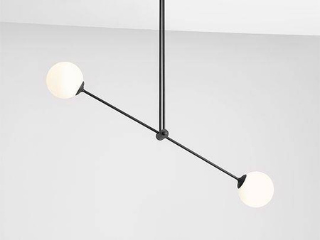 Aldex plafon Ohio 2xE14 czarny 1081PL_H1