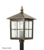 Su-ma lampa stojąca zewnętrzna Wenecja E27 czarna/patyna 76cm IP43 K 5002/3/KW