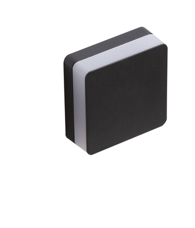 Azzardo kinkiet zewnętrzny LED Enok Square Wall 9W 4000K czarny IP65 AZ4462