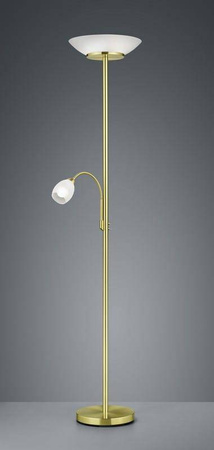 RL lampa podłogowa Gerry 2xE27 mosiężna 180cm R40063108