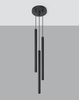 Sollux lampa wisząca Pastelo 3p G9 czarna SL.0471