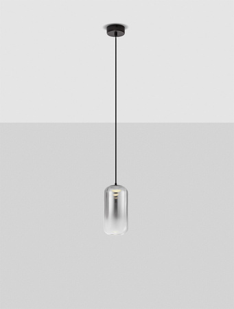 Luces Exclusivas lampa wisząca LED Anuco Ø 10 cm 3W 478lm 3000K IP20 czarna LE44611