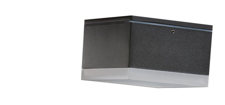 Azzardo plafon zewnętrzny LED Apulia S 10W 3000K szary IP54 AZ4338