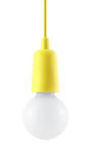 Sollux lampa wisząca Diego 1 E27 żółta SL.0578