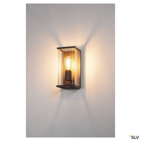 SLV kinkiet zewnętrzny Quadrulo E27 antracytowy IP44 1002403