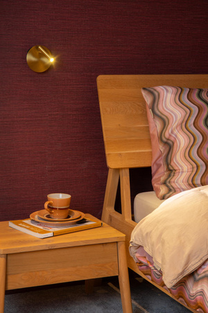 Lucide kinkiet Jolijn Ø 10,2 cm LED 1x2W 3000K zasilanie akumulatorowe z magnetycznym systemem montażu matowe złoto 77288/03/02