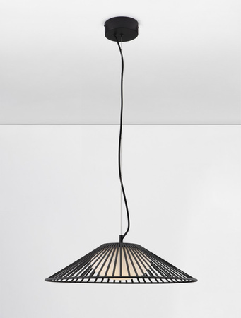 Luces Exclusivas lampa wisząca LED Pena Ø 50 cm 15W 688lm 3000K IP20 czarna LE44249