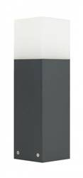 Su-ma lampa stojąca zewnętrzna Cube E27 popielata 33cm IP44 CB-330 DG