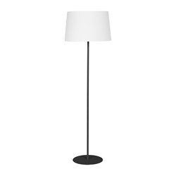 TK Lighting lampa podłogowa Maja E27 czarno/biała 148cm 5547