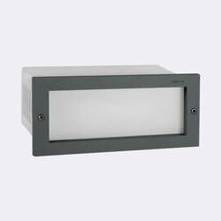 Norlys oprawa ścienna zewnętrzna Grimstad E14 grafitowe/mleczna IP65 1546GR