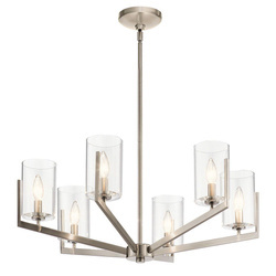 Quintiesse lampa wisząca Nye 6xE14 ocynk QN-NYE6-CLP