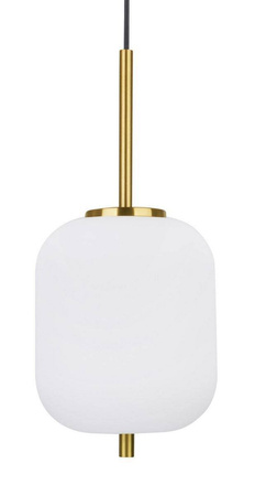 Luces Exclusivas lampa wisząca Pilar E14 biało/mosiężna LE41758