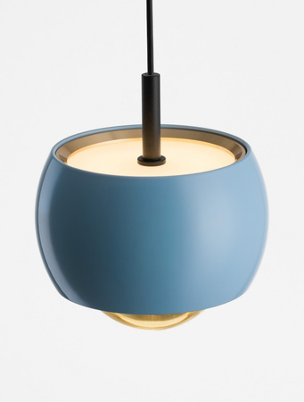 Luces Exclusivas lampa wisząca LED Lima Ø 9,6 cm 13W 922lm 3000K IP20 niebieska LE44283