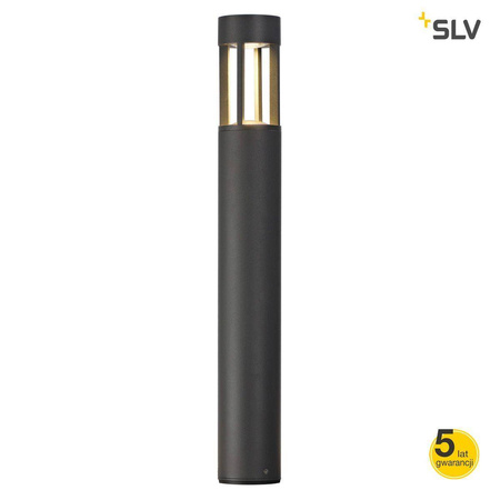 SLV lampa stojąca zewnętrzna LED Slots 65 4,5W 200lm 3000K 68° antracytowa 9cm IP44 231455