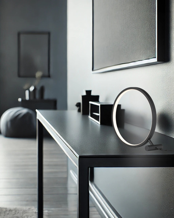 Luces Exclusivas lampa stołowa LED Tucuman 12W 780lm 3000K IP20 wys. 29 cm czarna LE44518