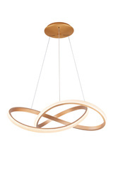 Azzardo SMART lampa wisząca LED Infinity 80 80W 4300lm 3000/4000K biało/złota AZ5097