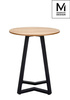 Modesto Design stół Tavolo Ø60 dąb blat MDF, podstawa metalowa B-16