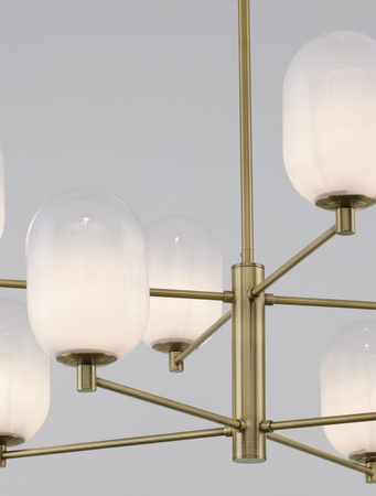 Luces Exclusivas lampa wisząca LED Badesi Ø 80 cm G9 8x5W IP20 złota LE43350