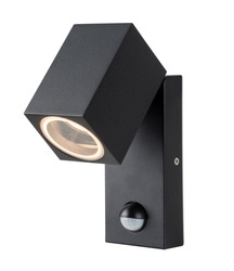 Azzardo kinkiet zewnętrzny (reflektorek) z czujnikiem ruchu Goran Sensor GU10 czarny IP54 AZ4695