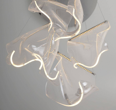 Maxlight lampa wisząca LED Silk 15W 1350lm 3000K chrom P0371D